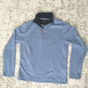 Banana Republic Factory Blue Quarter Zip